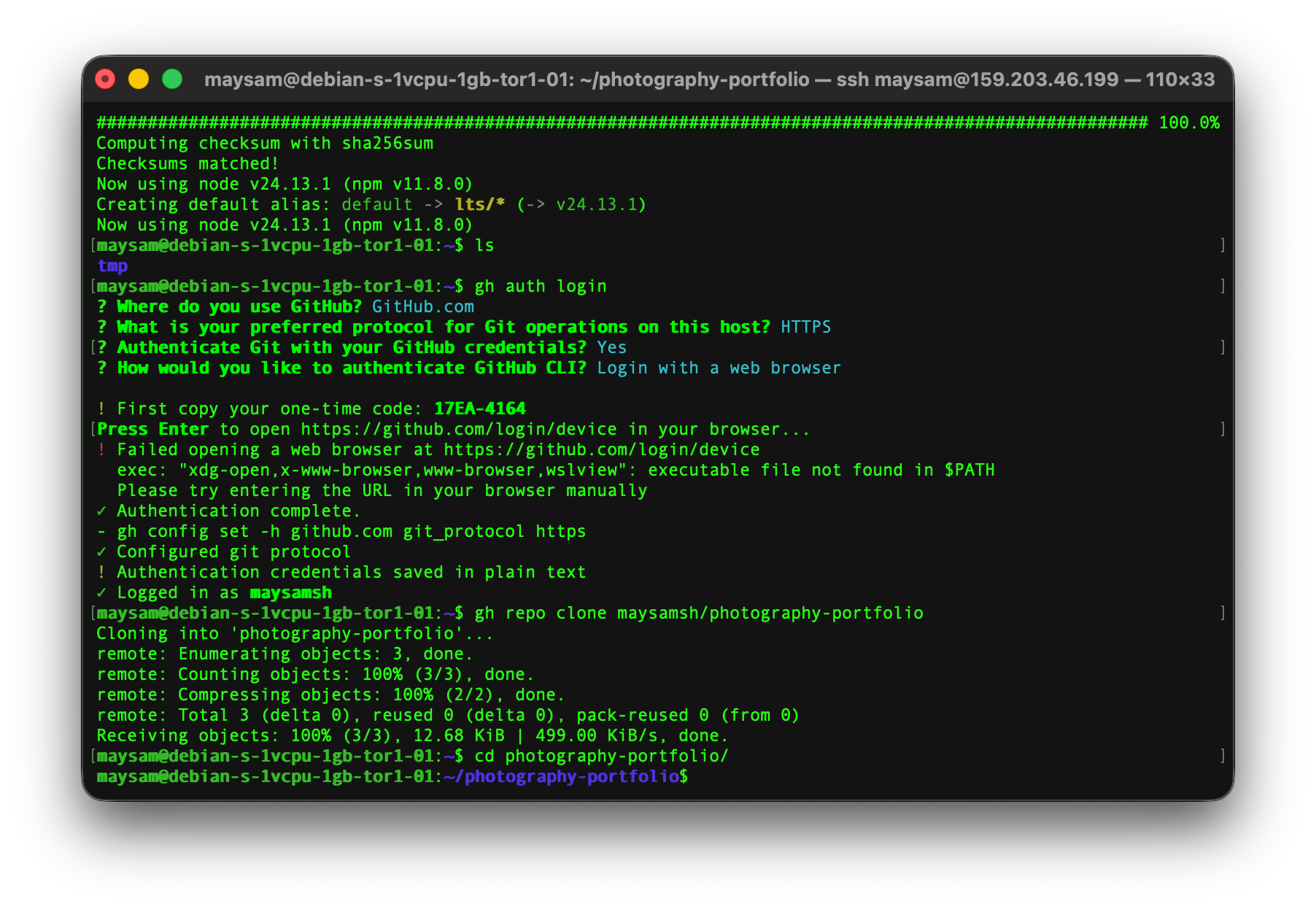 28 clone repo