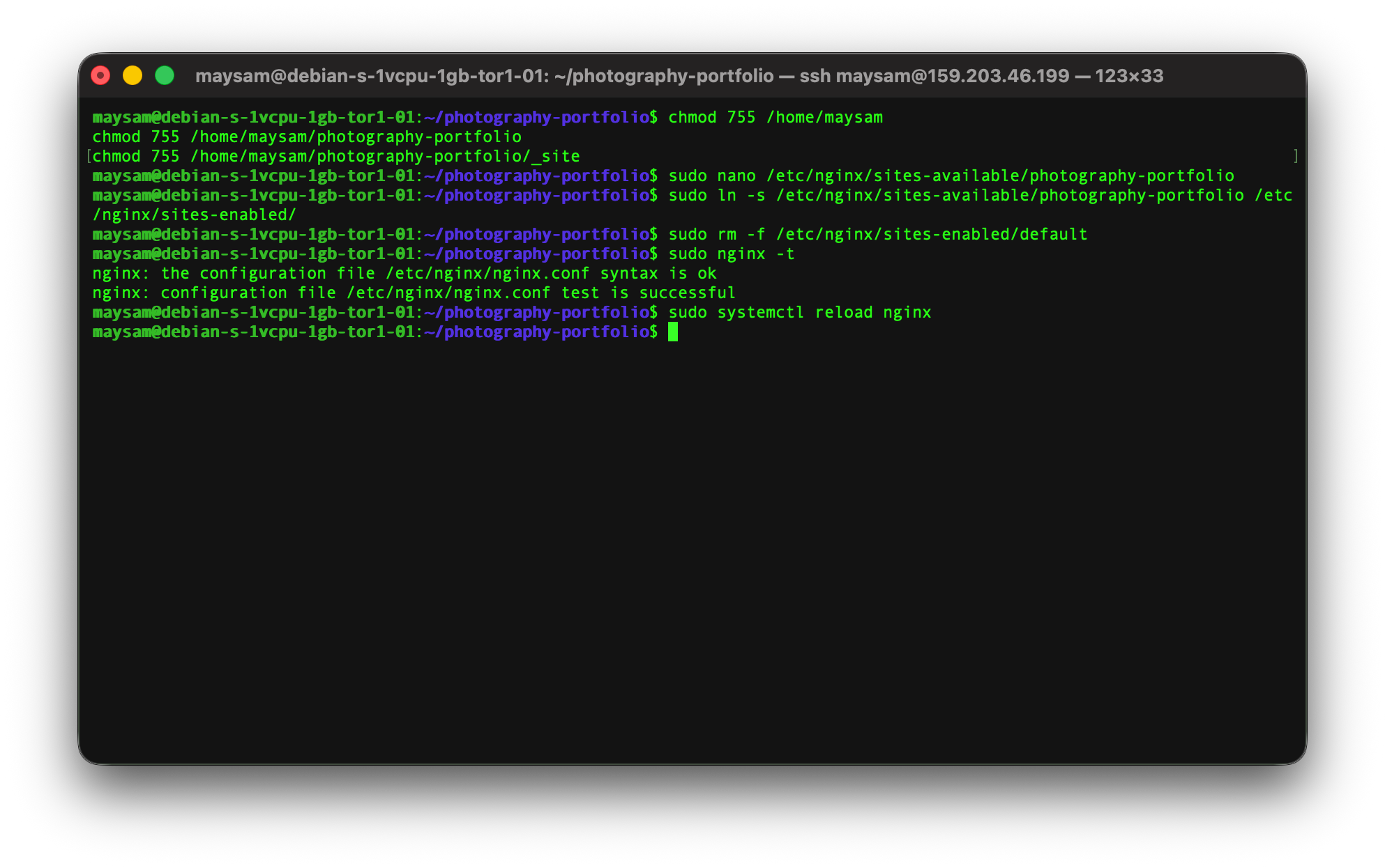 36 nginx setup