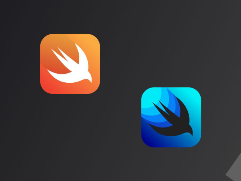 SwiftUI and UIkit logos