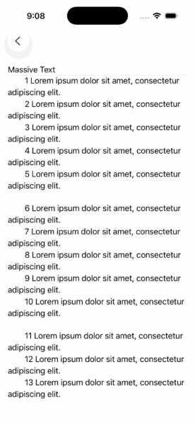 Lazy Text Rendering for large texts in SwiftUI Image 2 276x600